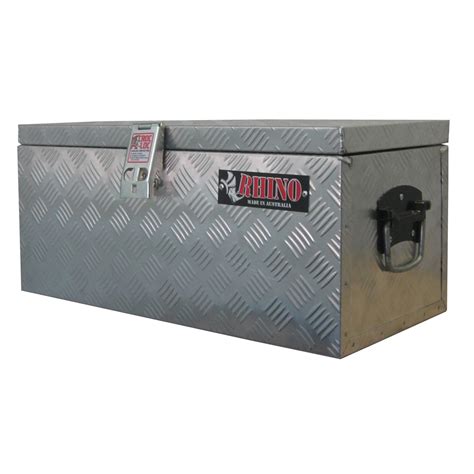 rhino metal tool box|lockable tool boxes bunnings.